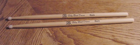 Billy Blast  Rock Drum Sticks 